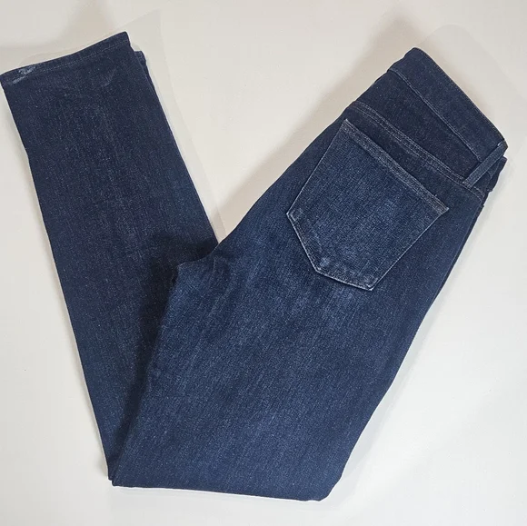 Loft Jeans Womens Size 2 Blue The Curvy Super Soft Girlfriend Minimalist Denim - Picture 7 of 8